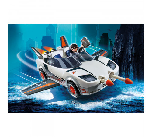 playmobil  9252 construcor "super agent r cu o mașină de curse"