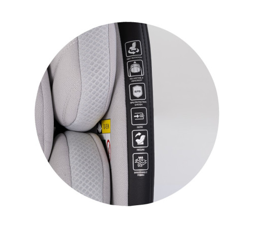 chipolino scaun auto 360 "i-size isofix hypnotic plus" stkhyps0262pl (40-150 cm) platinum