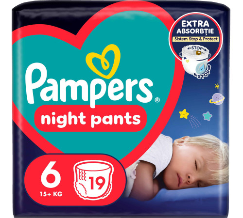 Pampers Pants Night 6 (15+ кг.) 19 шт.  pampers pants night 6 (15+ кг.) 19 шт.