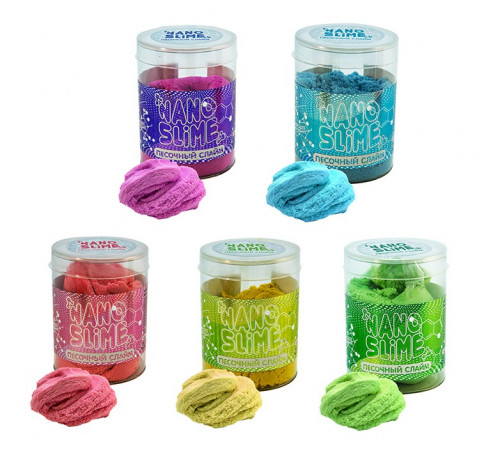 strateg leo 71834 slyme "nano slime" cu nisip (in sort.)