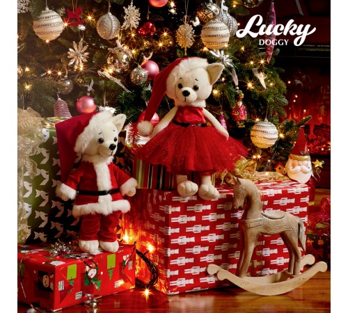 orange toys Собачка lucky lili: Рождество ld018 (25 см.)