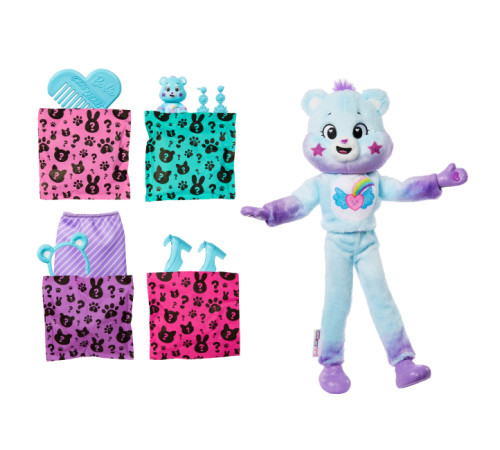 barbie jfv61 Кукла-сюрприз "cutie reveal: Мишка Мечтатель"