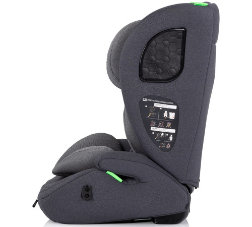 chipolino stktyc0252cl Автокресло "i-size tycoon" (76-150 см) серый