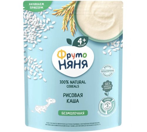 ФрутоНяня terci deorez fara lapte 200 gr. (4 m+)