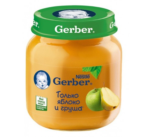 Детское питание в Молдове Gerber Пюре яблочно-грушевое 130гр.(5+) Детское питание в Молдове gerber Пюре яблочно-грушевое 130гр.(5+)