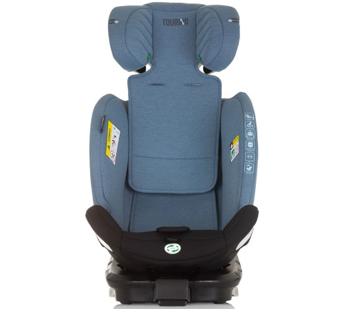 chipolino scaun auto "i-size isofix 360 tourino" stktrn02407bl (40-150 cm.) blue