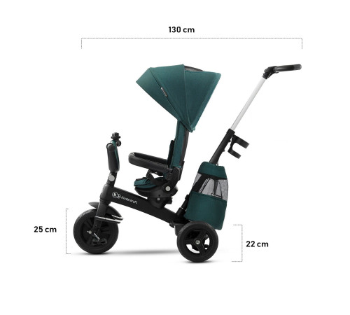 kinderkraft triciclu easytwist verde