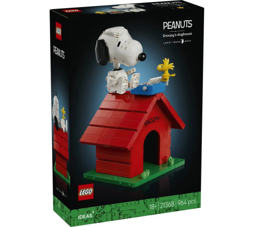  lego ideas 21368 Конструктор "Будка Снупи" (964 дет.)