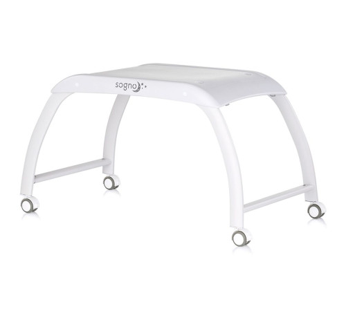 chipolino kossg02501gr Детская колыбель 2-в-1 со светодиодным дисплеем "sogno" grey