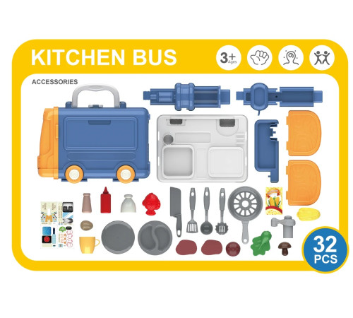op ДЕ05.414 set de joc 3 &icirc;n 1 "bucătărie" (32 articole)