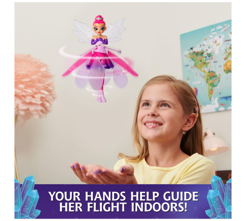hatchimals 6068672 păpușă interactivă "zâna zburătoare"