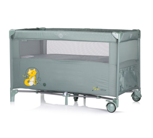 chipolino Манеж-кровать "relax" kosire259ba зелёный