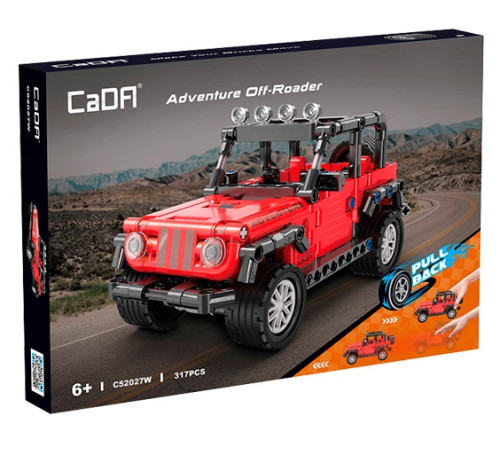 Детский магазин в Кишиневе в Молдове cada c52027w  Конструктор "adventure off roader" (317 дет.)