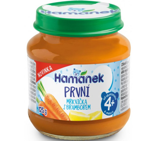  hame Пюре "hamanek" Морковь-картофель 125 гр. (4 м+) 