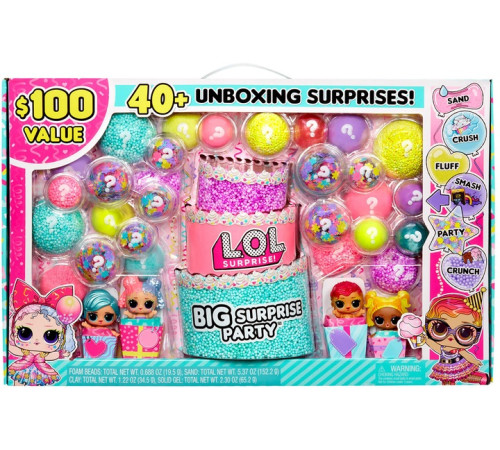 Детский магазин в Кишиневе в Молдове L.O.L. 120957 Игровой набор с куклами L.O.L. Surprise! Большая вечеринка-сюрприз (40 сюрпризов)  l.o.l. 120957 Игровой набор с куклами l.o.l. surprise! Большая вечеринка-сюрприз (40 сюрпризов)