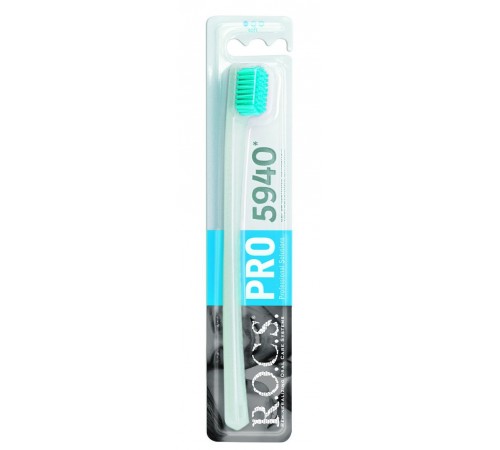  r.o.c.s Зубная щётка pro мягкая 5940 щетинок (730524)