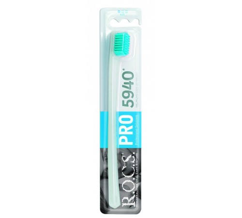 r.o.c.s Зубная щётка pro мягкая 5940 щетинок (730524)