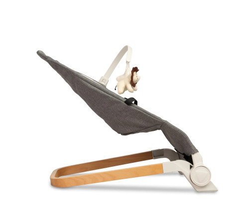 caretero-80611 Детское кресло шезлонг "pine" (до 12 кг.) серый