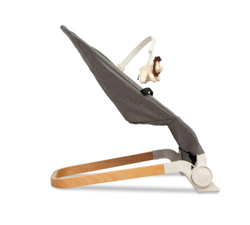 caretero-80611 Детское кресло шезлонг "pine" (до 12 кг.) серый