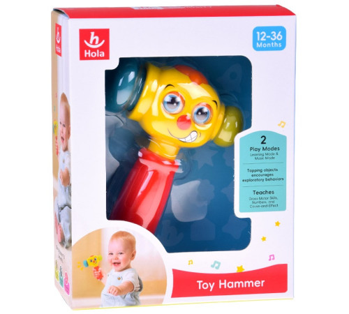 hola toys 3115 Музыкальная игрушка "Веселый молоток"