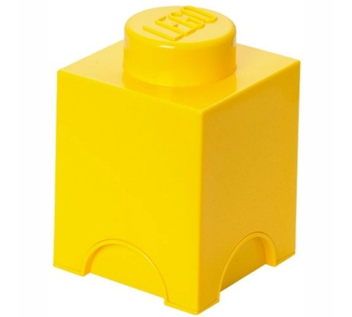 lego cutie pentru depozitare storage brick 1 (18x12,5x12,5 cm.) galben