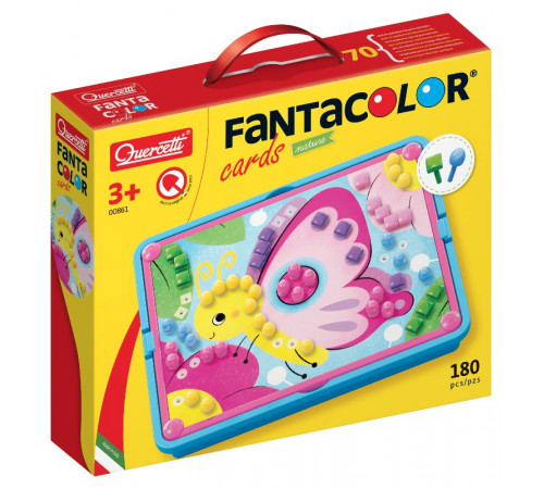 Quercetti 861 Mozaic "Fantacolor Cards Nature"  quercetti 861 mozaic "fantacolor cards nature"
