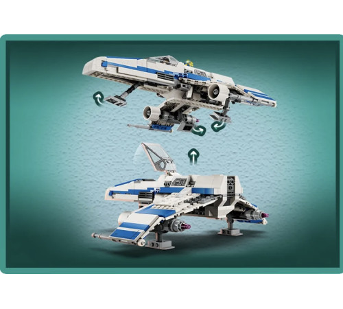 lego star wars 75364 new republic e-wing™ vs shin hachi starfighter™ (1064 piese)