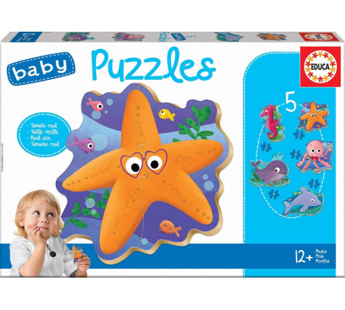  educa 18058 puzzle pentru copii "animale de mare"
