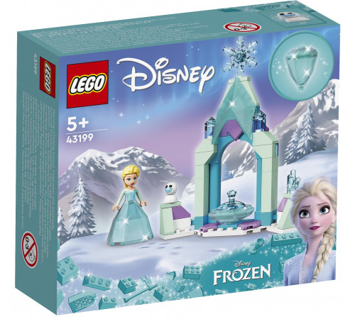  lego disney 43199 Конструктор "Двор замка Эльзы" (53 дет.)