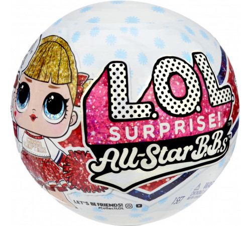 Детский магазин в Кишиневе в Молдове L.O.L. 570363-W2 Игровой набор с куклой Surprise! серии All-Star B.B.s W2 "Спортивная команда" l.o.l. 570363-w2 Игровой набор с куклой surprise! серии all-star b.b.s w2 "Спортивная команда"