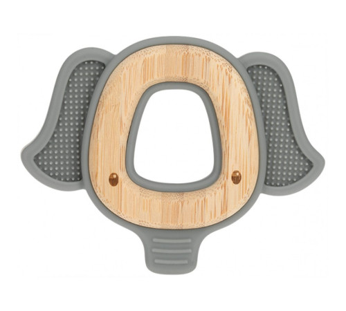 nuby nv06009 Прорезыватель дерево/силикон (в асс .)