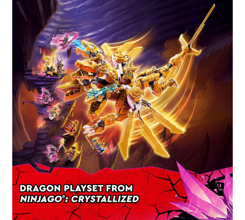 lego ninjago 71774 Конструктор "Золотой Ультра Дракон Ллойда" (989 дет.)