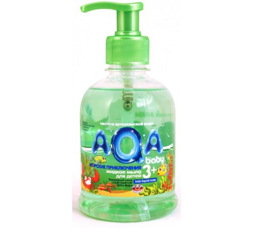 80.19 Aqa Baby Жидкое мыло для детей 3+ "Морские приключения" (300 мл.) 80.19 aqa baby Жидкое мыло для детей 3+ "Морские приключения" (300 мл.)