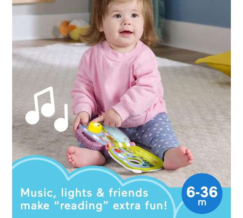 fisher-price jfc75 Музыкальная книга "Фиолетовая обезьянка"