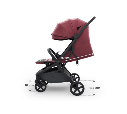 kinderkraft Прогулочная коляска nubi 3 красный