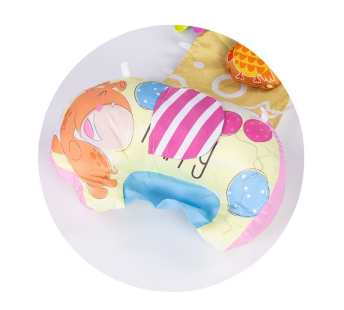 chipolino pwb025022pi pernă multifuncțională 5 în 1 pentru bebeluși (roz)