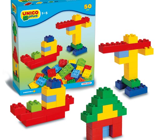 androni giocattoli 8504-0000 constructor "unico plus" (50 el.)
