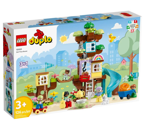  lego duplo 10993 constructor "căsuța în copac 3 în 1" (126 el.) 