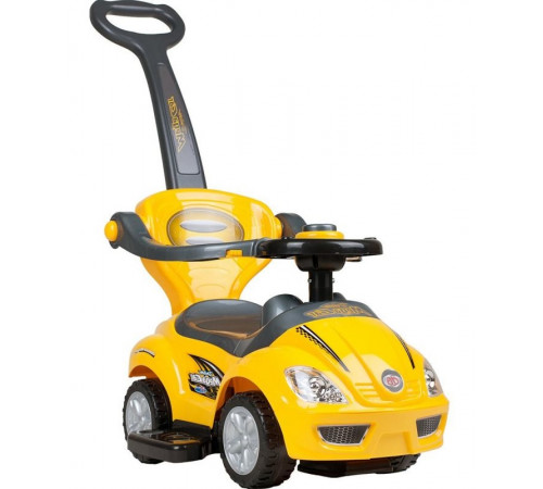Bayo 30133 Машинка с ручкой Mega Car жёлтый bayo 30133 Машинка с ручкой mega car жёлтый