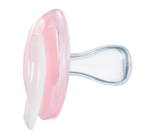 tommee tippee tt0486 suzeta simetrica "night time" roz (0-6 luni) 2 buc. 