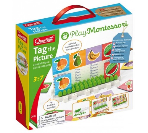 Quercetti 613 MONTESSORI Jocul "Marcați imaginea" Jucării pentru Copii - Magazin Online de Jucării ieftine in Chisinau Baby-Boom in Moldova quercetti 613 montessori jocul "marcați imaginea"
