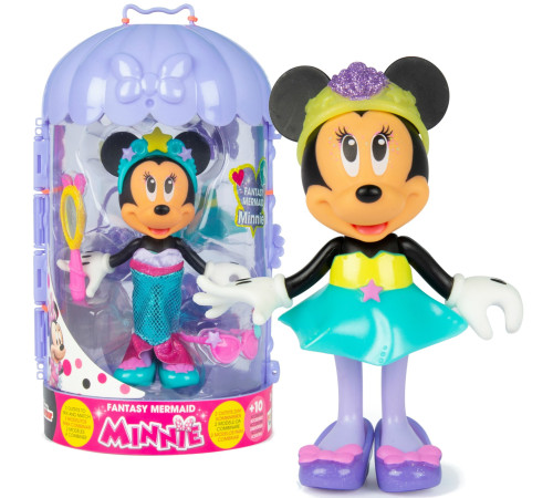 disney 185760 papusa minnie cu accesorii "fantasy mermaid"