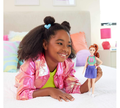 barbie hyt90 papusa barbie "fashionista" sporty chic