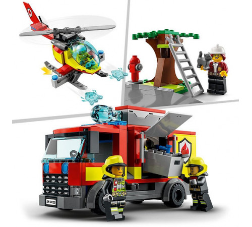 lego city 60320 constructor "departamentul de pompieri" (540 el.)