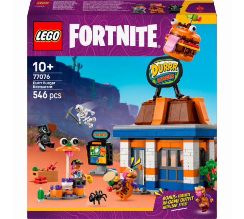  lego fortnite 77076 constructor "restaurantul durrr burger" (546 buc.)