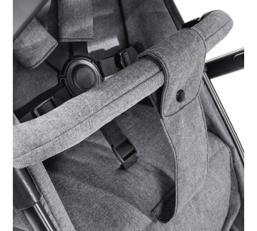 hauck carucior pentru gemeni 2in1 atlantic twin melange grey