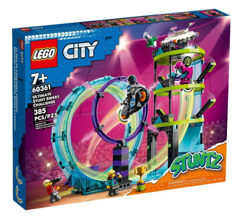  lego city 60361 Конструктор "Главное каскадерское испытание" (385 дет.)
