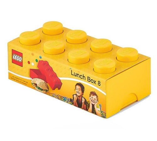 lego Контейнер для хранения storage brick 8 (50 x 25x18 cм) жёлтый