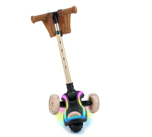 kinderkraft led trotinetă "raket" (bej)