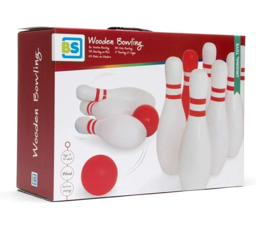 Jucării pentru Copii - Magazin Online de Jucării ieftine in Chisinau Baby-Boom in Moldova bs toys ga148 set de joc din lemn "bowling"